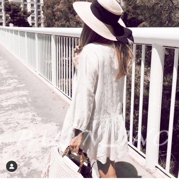 ❤️❤️ NWT ZARA EMBROIDERED LACE DRESS BLOUSE - Picture 4 of 8